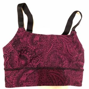 Lululemon sports bra size 4